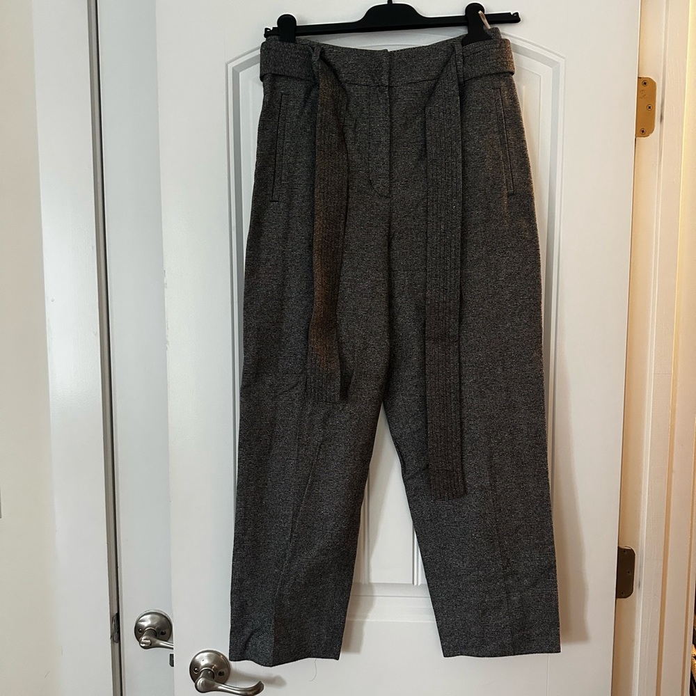 Aritzia Wilfred grey Textured Pants